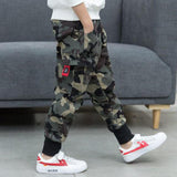 Children Outdoor Camo Trousers Kids Pants Boys Casual Pants Kids Clothing Cotton Boys Long Trousers Children Sport Pants Spring