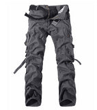 Military Tactical pants men Multi-pocket washed overalls men loose cotton pants male cargo pants for men trousers,size 28-42