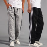 Casual Trousers Sweatpants Thin Polyester Track Pants Men Easy Cuffless Trousers Joggers Men Pants Streetwear