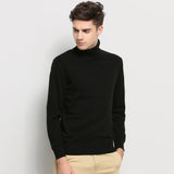 Hot 2021 New Autumn Winter Brand Clothing Slim Fit Winter Pullover Men Solid Color Knitted Sweater Men