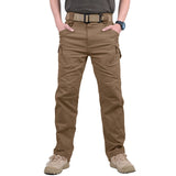 TACVASEN IX9 City Tactical Pants Mens Multi Pockets Cargo Pants Military Combat Cotton Pant SWAT Army Casual Trousers Hike Pants