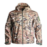 Men's Military Camouflage Fleece Jacket Shark Skin Soft Shell Military Tactical Jacket Multicam Male Camouflage 5XL windbreaker