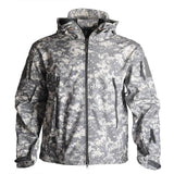 Men's Military Camouflage Fleece Jacket Shark Skin Soft Shell Military Tactical Jacket Multicam Male Camouflage 5XL windbreaker