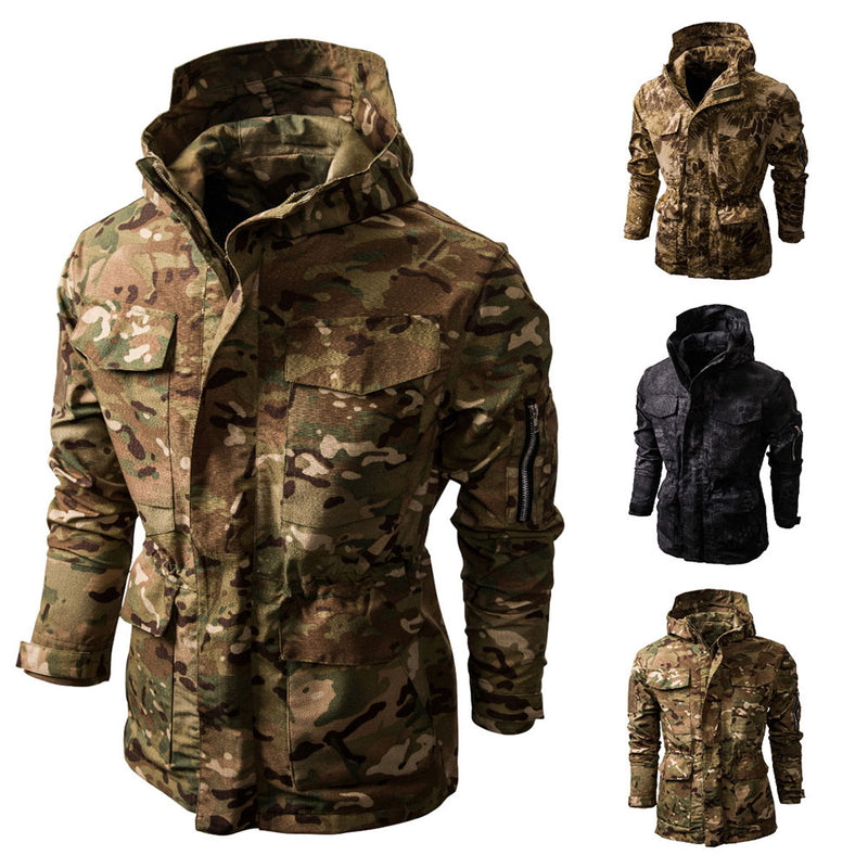 Jacket Men Hoody Windbreaker Clothing Tactical Jacket Men Nonwaterproof Coat Outdoor Clothing Hooded Male Coat