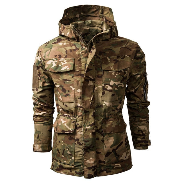 Jacket Men Hoody Windbreaker Clothing Tactical Jacket Men Nonwaterproof Coat Outdoor Clothing Hooded Male Coat