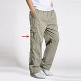 Summer Autumn casual Pants men cargo pants cotton loose trousers mens pants overalls Straight Joggers Homme Plus Size 6XL