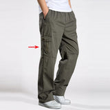 Summer Autumn casual Pants men cargo pants cotton loose trousers mens pants overalls Straight Joggers Homme Plus Size 6XL