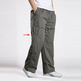 Summer Autumn casual Pants men cargo pants cotton loose trousers mens pants overalls Straight Joggers Homme Plus Size 6XL