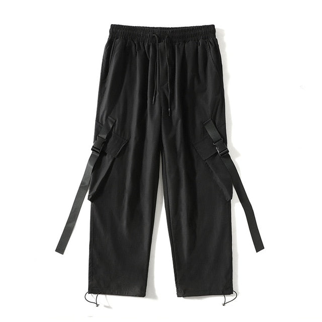 GOESRESTA Winter Cargo Pants Men Harajuku Hip Hop Streetwear Harem Pants Japanese Loose Casual Men's Pants Large Size Clothing
