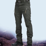 Men's Tactical Pants Multi Pocket Elastic Military Trousers Male Casual Autumn Spring Cargo Pants For Men Slim Fit 5XL