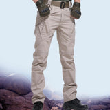 Men's Tactical Pants Multi Pocket Elastic Military Trousers Male Casual Autumn Spring Cargo Pants For Men Slim Fit 5XL