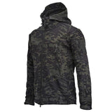 Outdoor Soft Shell Fleece Men's And Women's Windproof  Waterproof Breathable And Thermal Three In One Jacket Youth Hooded Leath