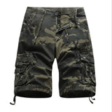 2021 New Cargo Shorts Men Cool Camouflage Summer Cotton Casual Men Short Pants Comfortable Camo Men Loose Work Shorts Clothing