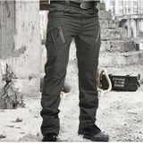 City Military Tactical Pants Men SWAT Combat Army Trousers Men Many Pockets Waterproof Winter Warm Fleece Casual Cargo Pants