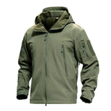 Tactical Jacket Soft Shell Jacket Military Hooded Coat Man Waterproof Windproof Army Fleece Clothing Camo Colors