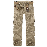 Men Cargo Pants High Quality Casual Long Trousers Loose Multi Pocket Camouflage Military Pants Men's street Joggers Plus Size 44