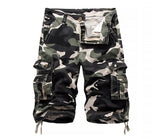 2021 Summer New Mens Casual Trouers Beach Shorts Camouflage Cargo Male Loose Work Man Military Short Pants OverSize 29-40