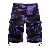 2021 Summer New Mens Casual Trouers Beach Shorts Camouflage Cargo Male Loose Work Man Military Short Pants OverSize 29-40