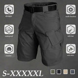 Big Size 5XL Classic Tactical Shorts Men Outdoor Waterproof Military Camouflage Multi-pocket Shorts Mens SWAT Cargo Shorts