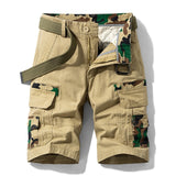 2021 Summer New Camouflage Tactical Cargo Shorts Men Khaki Jogger Military Cargo Shorts Men Cotton Casual Loose Men Shorts