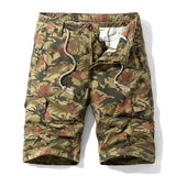 2021 Summer New Camouflage Tactical Cargo Shorts Men Khaki Jogger Military Cargo Shorts Men Cotton Casual Loose Men Shorts