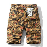 2021 Summer New Camouflage Tactical Cargo Shorts Men Khaki Jogger Military Cargo Shorts Men Cotton Casual Loose Men Shorts