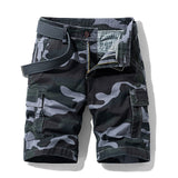 2021 Summer New Camouflage Tactical Cargo Shorts Men Khaki Jogger Military Cargo Shorts Men Cotton Casual Loose Men Shorts