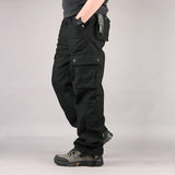 New 2020 Cargo Pants Men Casual Multi Pockets Military Tactical Cotton Trousers Overalls Streetwear Army Straight Slacks Pants