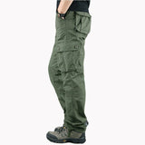 New 2020 Cargo Pants Men Casual Multi Pockets Military Tactical Cotton Trousers Overalls Streetwear Army Straight Slacks Pants