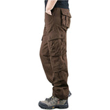 New 2020 Cargo Pants Men Casual Multi Pockets Military Tactical Cotton Trousers Overalls Streetwear Army Straight Slacks Pants