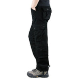 New 2020 Cargo Pants Men Casual Multi Pockets Military Tactical Cotton Trousers Overalls Streetwear Army Straight Slacks Pants