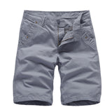 2021 New Summer 100% Cotton Mens Shorts High Quality Cargo Shorts Men Solid Jogger Men Casual Beach Shorts Men