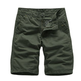 2021 New Summer 100% Cotton Mens Shorts High Quality Cargo Shorts Men Solid Jogger Men Casual Beach Shorts Men