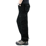 Men Cargo Pants with Multi Pocket Outwear Military Army Overalls Working Tactical Pants Track Trainig Cotton Baggy Pants Men