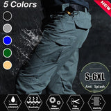 New Men's Summer Casual Cargo Pants Classic Outdoor Hiking Trousers Slim Waterproof Wear Resistant Military Army Tactical Pants