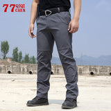 Tactical Jogging Pants Men Outdoor Waterproof Combat Cargo Pant Male Casual Work Swat Pocket Baggy Mountaineer Trousers