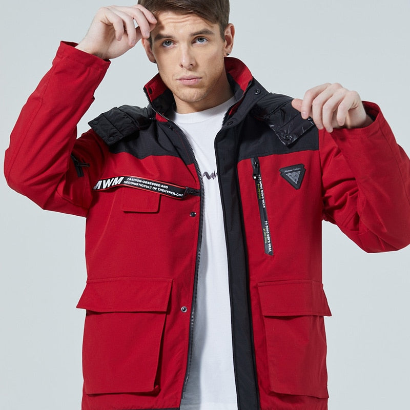 Open to booking spring and autumn 2021 new men's jacket warm waterproofing sports jacket