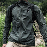 Outdoor Sport Riding Stretch Sunscreen Skin Windbreaker Men Women Fishing Climbing Anti UV Breathable Jacket Top