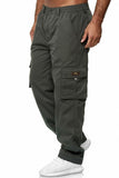 Herren Thermo Cargo Hose Gefüttert Outdoor Arbeitshose Winter Fleece Dehnbund